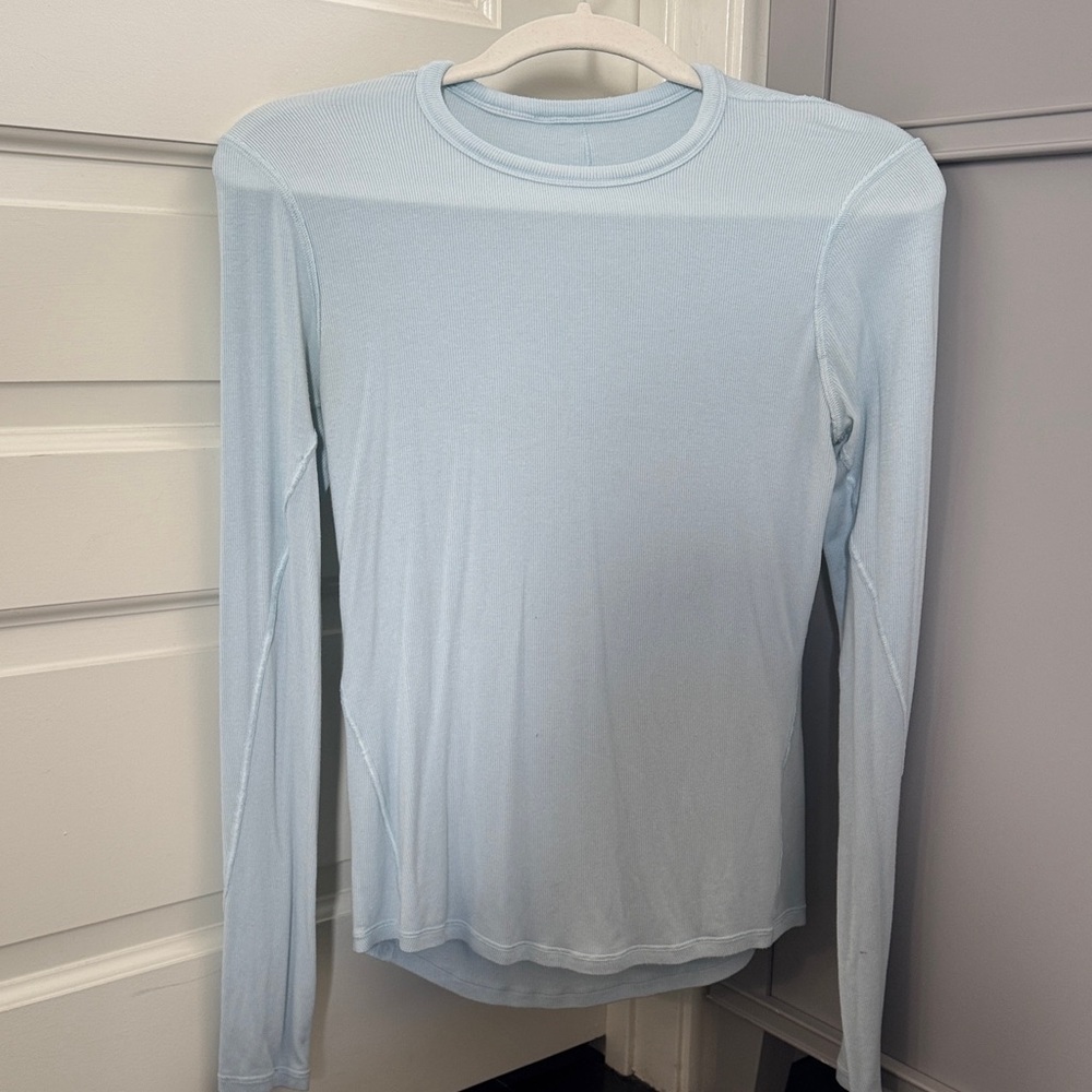 Lululemon Light Blue Long Sleeve Shirt